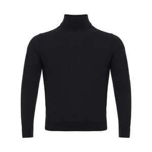 Colombo Black Cashmere Men's Turtleneck